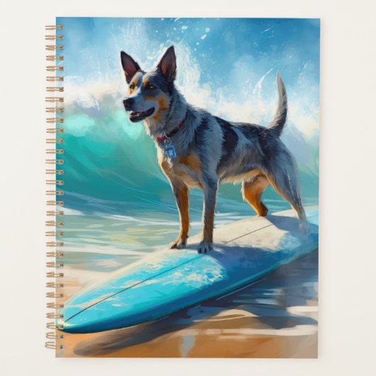 Blue Heeler Beach Surfanstrich Planer (Vorderseite)