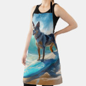 Blue Heeler Beach Surfanstrich Schürze (InSitu)