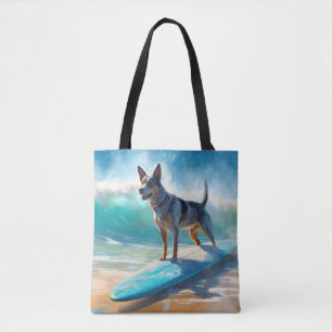 Blue Heeler Beach Surfanstrich Tasche