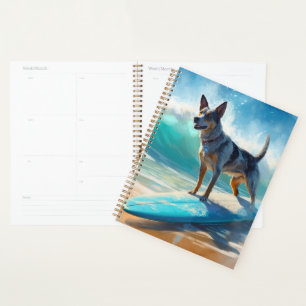 Blue Heeler Beach Surfen Malerei Planer