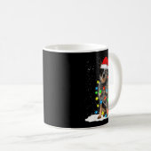 Blue Heeler Christmas Light Funny Gift For Dog Lov Kaffeetasse (VorderseiteRechts)