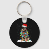 Blue Heeler Christmas Light Funny Gift For Dog Lov Schlüsselanhänger (Vorderseite)