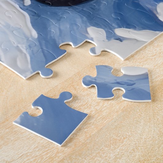 Blue Heeler Christmas Red Truck Holiday Puzzle (Seite)