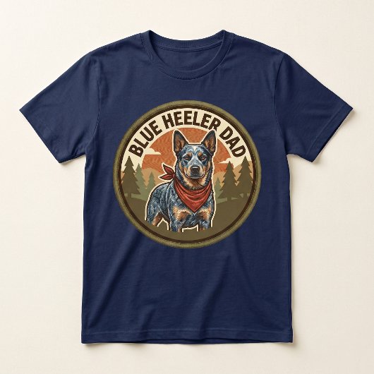 Blue Heeler Dad Tee | Cattle Dog Dad Geschenk