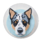 Blue Heeler Dog 3D Inspiriert Schneidebrett (Vorderseite)