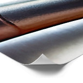 Blue Heeler Dog Fahrrad St. Patrick's Day Poster (Ecke)