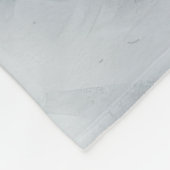 Blue Heeler Dog in Schnee Weihnachten Fleecedecke (Ecke)