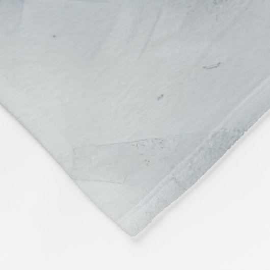 Blue Heeler Dog in Schnee Weihnachten Fleecedecke (Ecke)