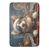 Blue Heeler Dog Roller Untersetzer Weihnachten Badematte (Vorderseite Vertikal)