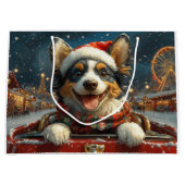 Blue Heeler Dog Roller Untersetzer Weihnachten Große Geschenktüte (Vorderseite)