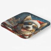 Blue Heeler Dog Roller Untersetzer Weihnachten Pappteller (Gewinkelt)