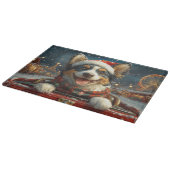 Blue Heeler Dog Roller Untersetzer Weihnachten Schneidebrett (Ecke)