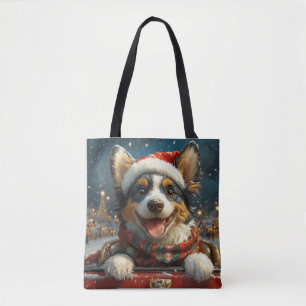 Blue Heeler Dog Roller Untersetzer Weihnachten Tasche