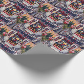 Blue Heeler Dog Valentine's Day Geschenkpapier (Ecke)