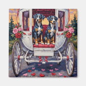 Blue Heeler Dog Valentine's Day Magnet (Vorne)