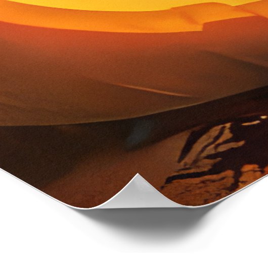 Blue Heeler Halloween Spooky Poster (Ecke)