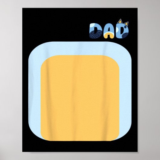 Blue Heeler Hund Vater Matching Family Costumes Di Poster (Vorne)