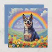 Blue Heeler Memorial Niedlicher benutzerdefinierte (Vorne/Hinten)