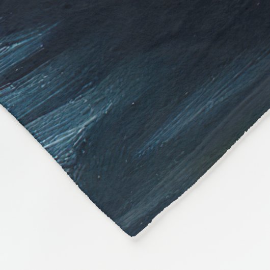 Blue Heeler on a Paddle: Ein Landschaftliches Aben Fleecedecke (Ecke)