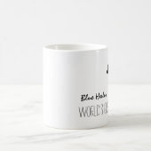 Blue Heeler Silhouette Weltgrößter Hund Custom Kaffeetasse (Mittel)