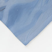 Blue Heeler Snowy Sleigh Weihnachtsdekor Fleecedecke (Ecke)