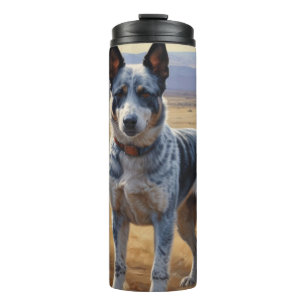 Blue Heeler Thermosbecher