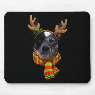 Blue Heeler Weihnachts Weihnachten Weihnachten Ren Mousepad
