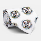 Blue Heeler Weihnachtsfeier Festliche Jungfrau Krawatte (Gerollt)