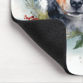Blue Heeler Weihnachtsfeier Festliche Jungfrau Mousepad (Ecke)