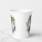 Blue Heeler Weihnachtsfeier Festliche Jungfrau Pappbecher (Rechts)