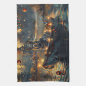 Blue Heeler Weihnachtsfest Reise Geschirrtuch (Vertikal)