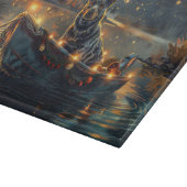 Blue Heeler Weihnachtsfest Reise Schneidebrett (Ecke)