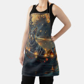 Blue Heeler Weihnachtsfest Reise Schürze (InSitu)