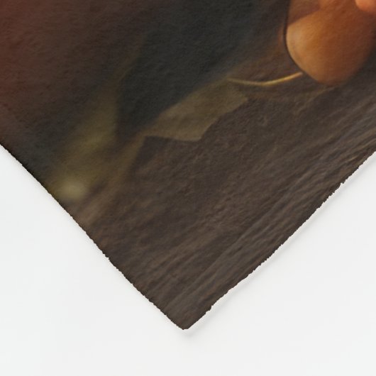 Blue Heeler Welpe Autumn Delight Pumpkin Fleecedecke (Ecke)