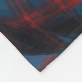 Blue Heeler With Christmas Lights Holiday Fleecedecke (Ecke)