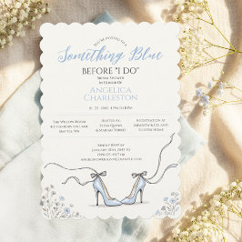 Blue Heels Something Blue Bridal Shower Invitation Einladung