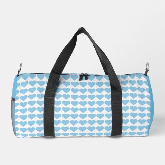 Blue Heft Print Cut Nähtasche Duffle Bag (Rückseite)
