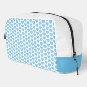 Blue Heft Print Cut Nähtasche Waschbeutel (Rechte Ecke)