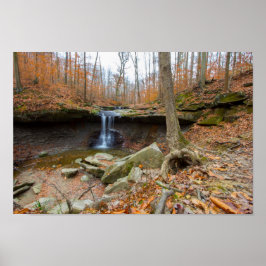 Blue Hen Falls, Cuyahoga Valley National Park, OH Poster