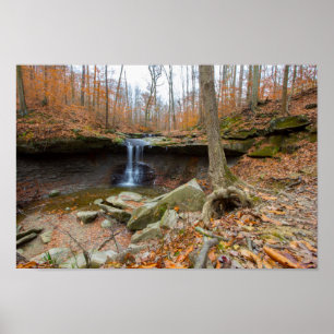 Blue Hen Falls, Cuyahoga Valley National Park, OH Poster