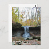 Blue Hen Falls in Cuyahoga Valley National Park Postkarte (Vorne/Hinten)