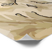 Blue Hens, Text bearbeiten Poster (Ecke)