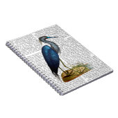 Blue Heron 3 2 Notizblock (Rechte Seite)