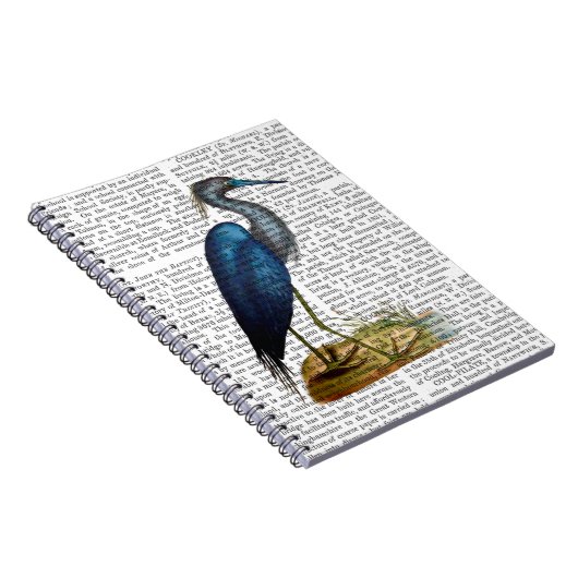 Blue Heron 3 2 Notizblock (Rechte Seite)