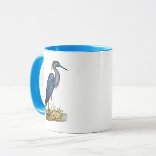 Blue Heron 3 2 Tasse (Vorderseite Links)