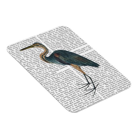 Blue Heron 3 Magnet (Rechte Seite)