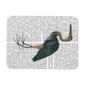 Blue Heron 3 Magnet (Horizontal)