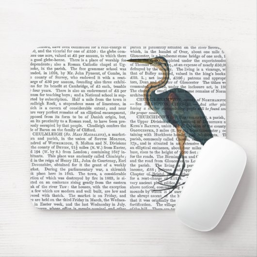 Blue Heron 3 Mousepad (Mit Mouse)