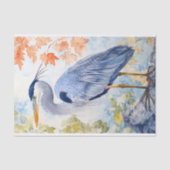 Blue Heron 4 Decoupage Paper Seidenpapier (Vorderseite)