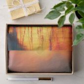 Blue Heron bei Sunrise Decoupage Seidenpapier (Geschenk)